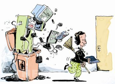 别让大件垃圾绊倒脚下的文明！