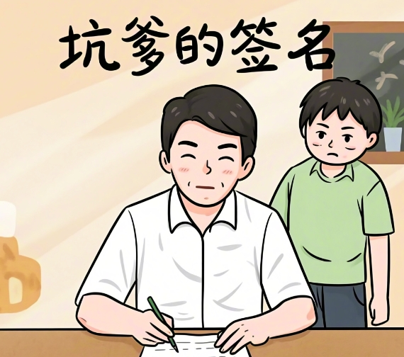 家里有个“坑娃”的爹!白纸上签个名,18岁的他替父背债成被告