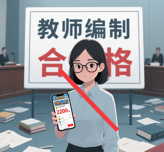 “2200元游戏账号毁掉教师编！硕士女教师‘盗号’获刑，职业生涯断送警示录”