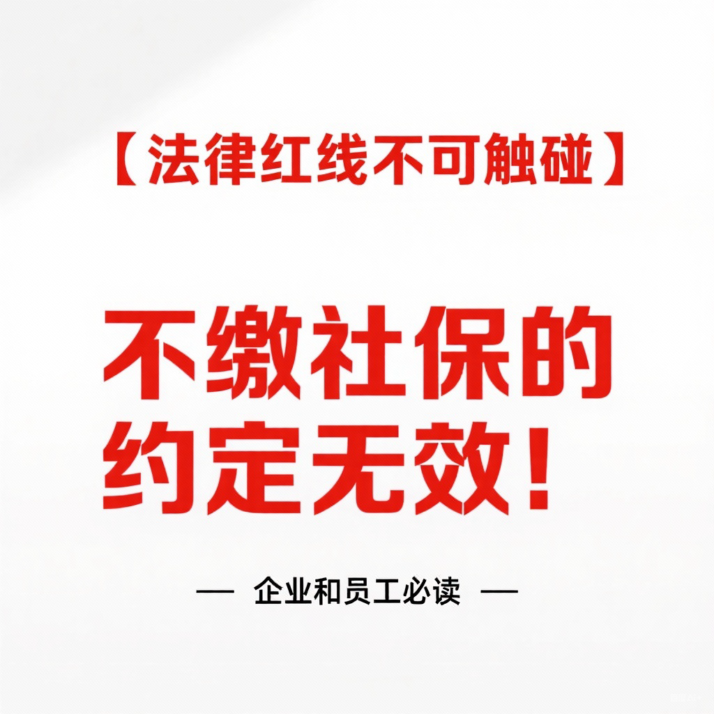 【法律红线不可触碰】不缴社保的约定无效!企业和员工必读
