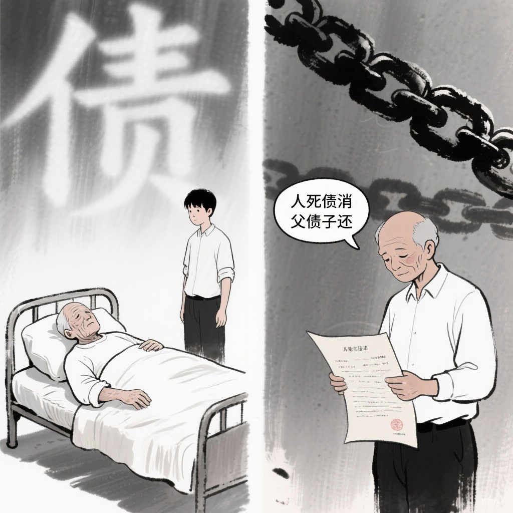 “人死债消”，还是“父债子还”？