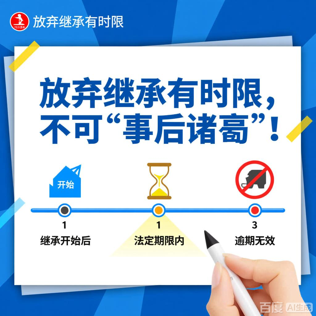 放弃继承有时限，不可“事后诸葛亮”！