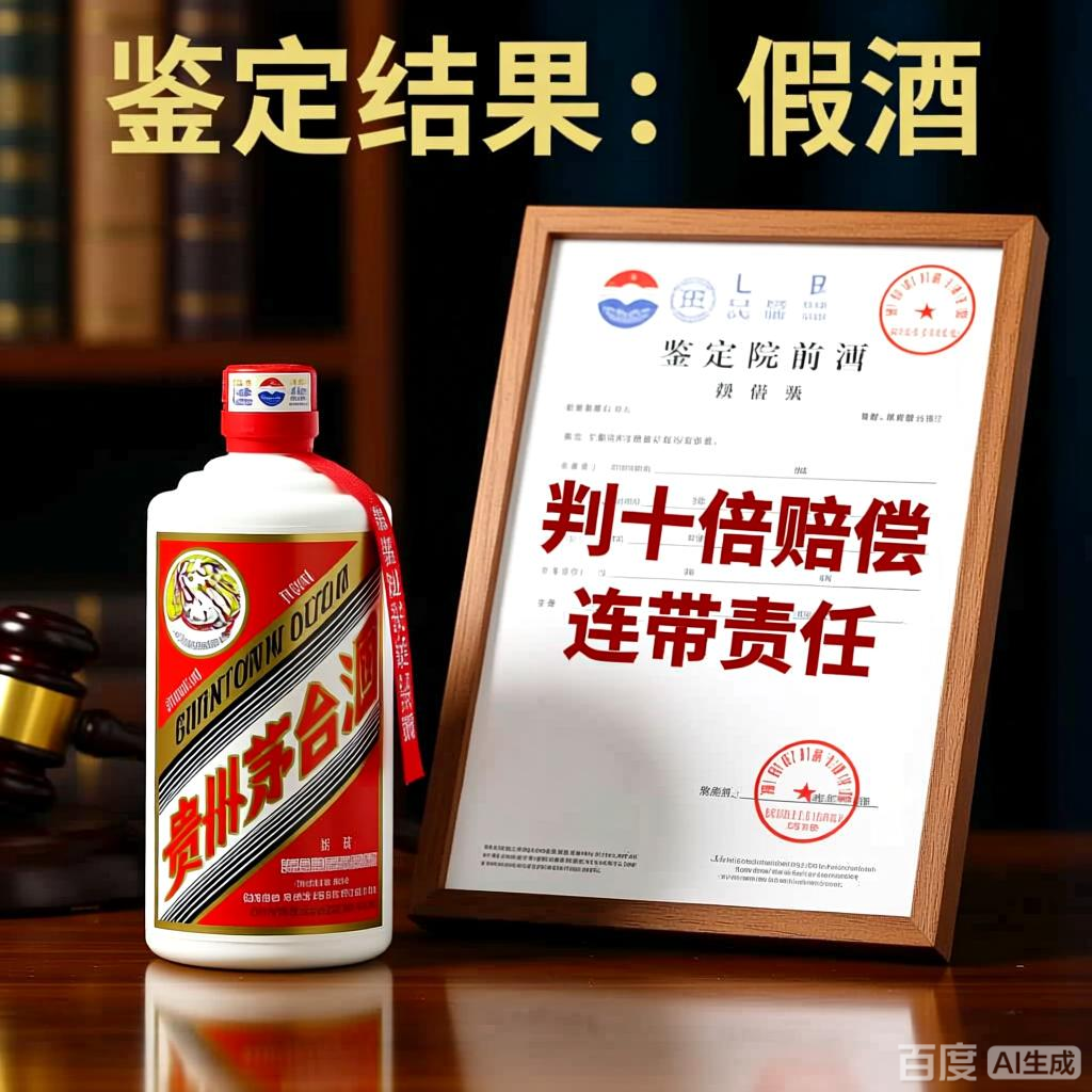 珍藏多年生肖茅台鉴定为假，判十倍赔偿和连带责任！