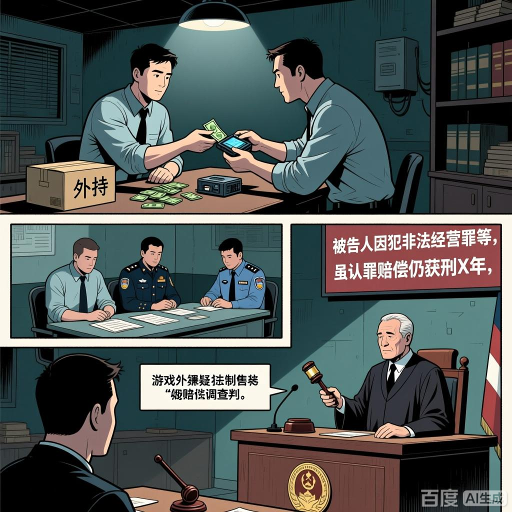 游戏外挂制售者共同犯罪,认罪赔偿仍获刑!