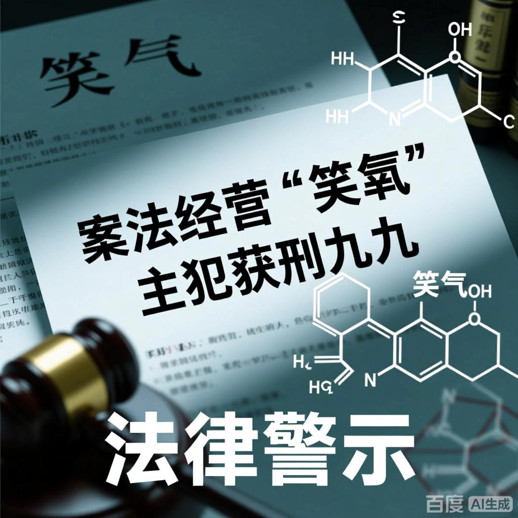 非法经营“笑气”，主犯获九年刑期