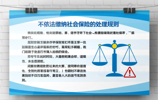 不依法缴纳社会保险的处理规则
