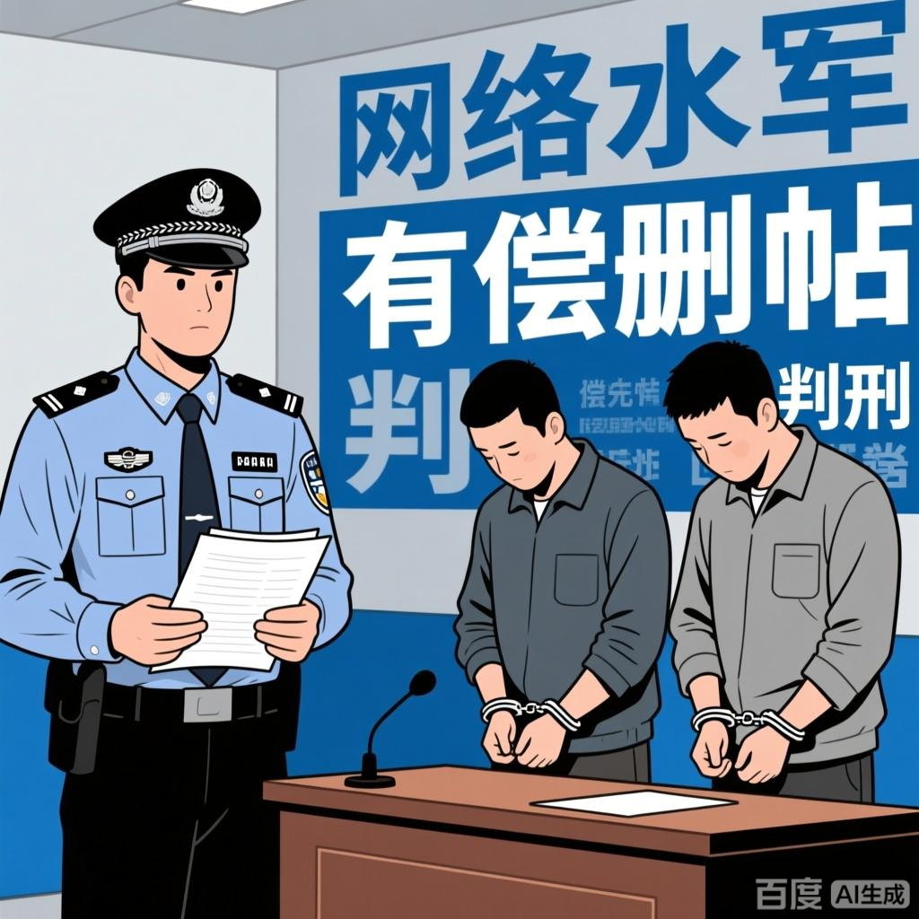 充当“网络水军”有偿删帖，两被告人被判刑！