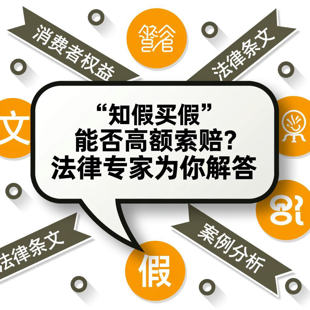 “知假买假”，能否高额索赔？
