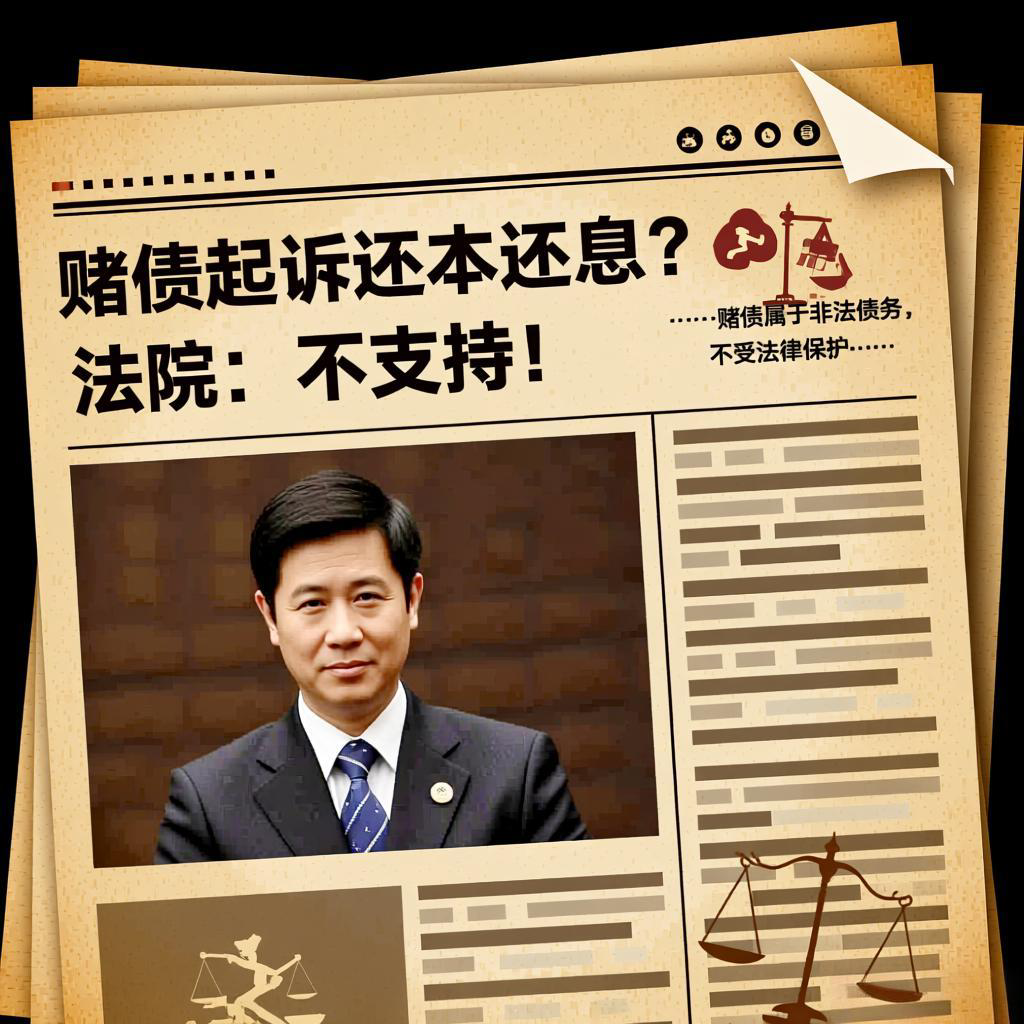 以赌债起诉还本还息？法院：不支持！