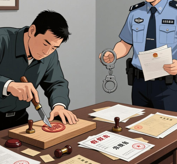 刻假公章伪造证据怎么判？