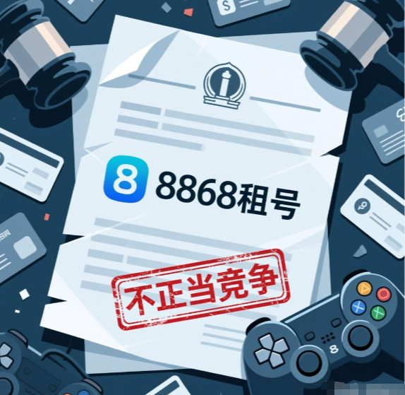 判赔 30 万！“8868 租号” 平台因撮合游戏账号出租，被认定不正当竞争！
