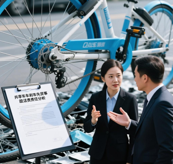 共享单车“刹车失灵”导致交通事故，怎么判？