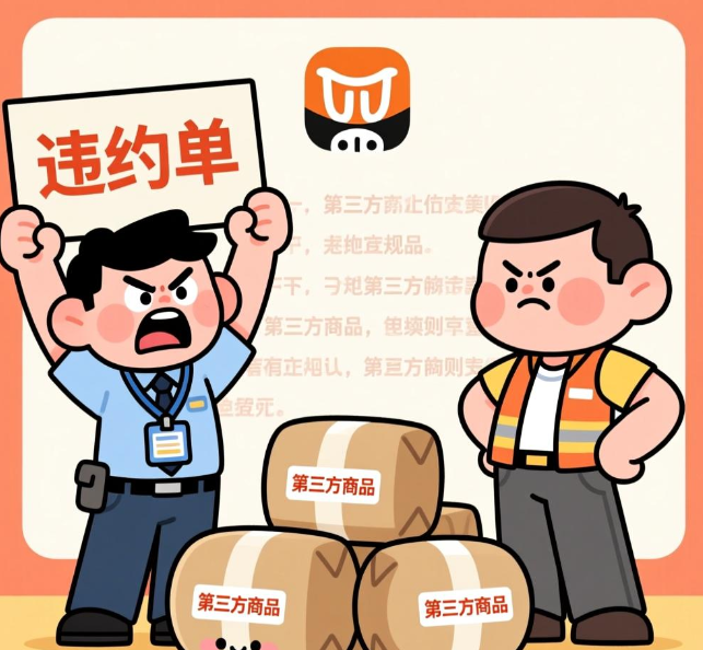 入驻商家恶意倒卖第三方商品被电商平台开具违约单，合理吗？