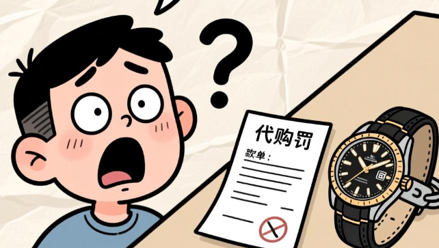 好心帮朋友无偿代购名表被查扣罚款，谁来担责？