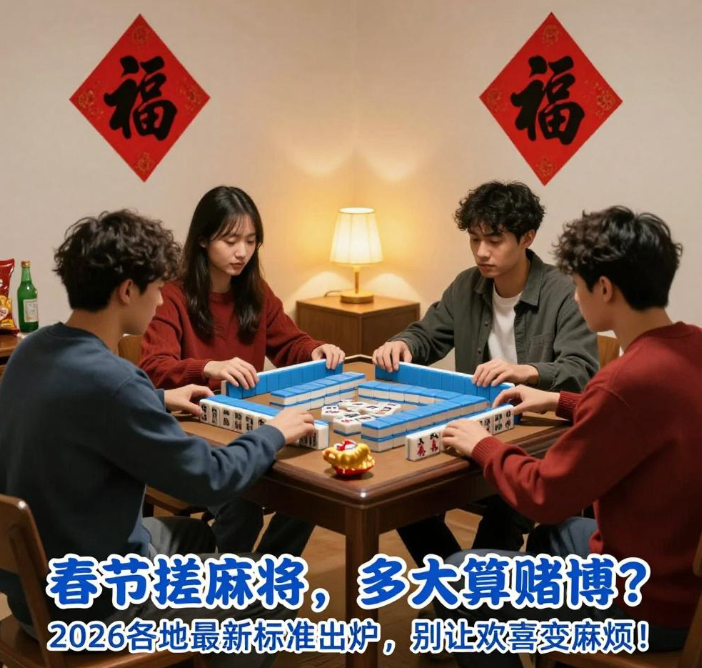 春节搓麻将，多大算赌博？2026各地最新标准出炉，别让欢喜变麻烦！