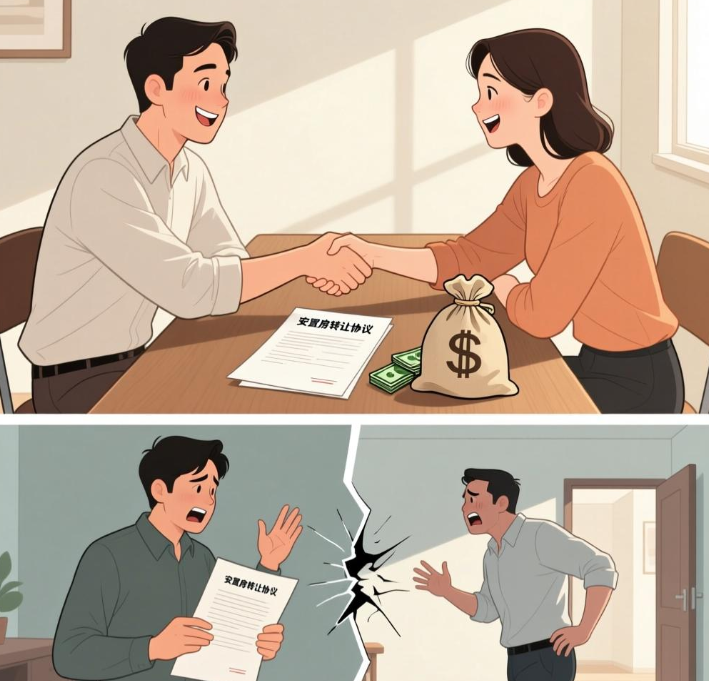 签了安置房转让协议，收了转让费，能反悔拒不协助过户？