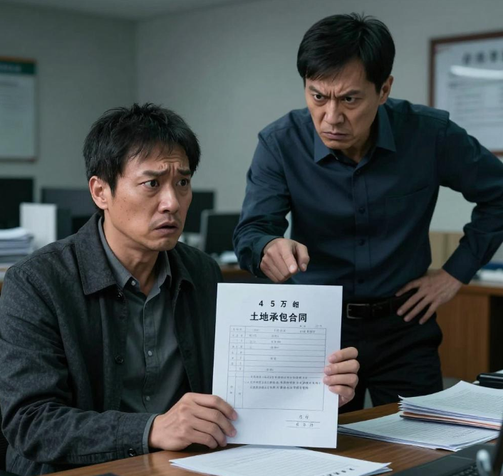 用虚假土地承包合同抵押借款 45 万，不是借贷是诈骗？