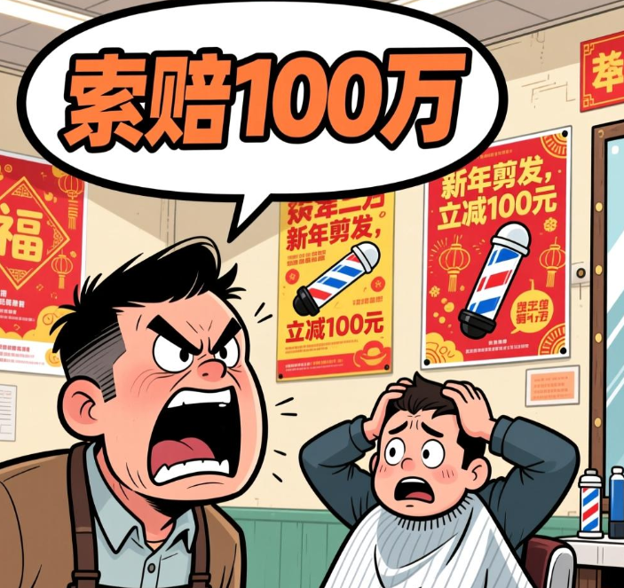 大年初二理发竟被索赔100万？
