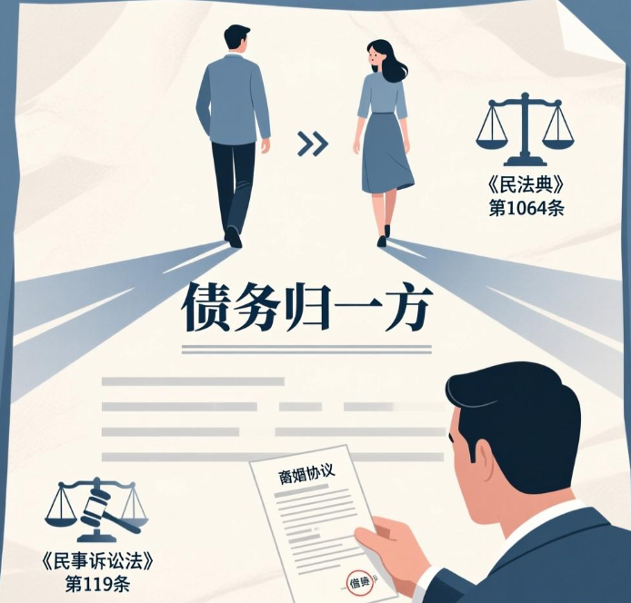 夫妻离婚约定“债务归一方”，就能免除另一方的还款承诺吗？