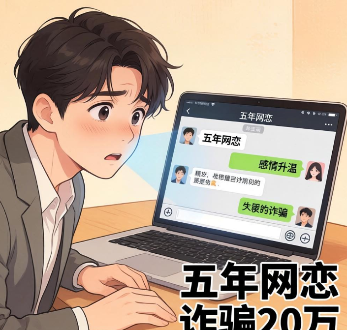 同事假扮网恋女友五年，诈骗 20 余万元获刑四年！