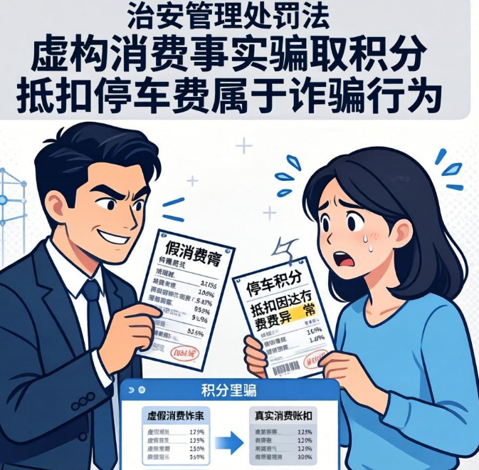 虚构消费事实骗取积分抵扣停车费，属于诈骗行为？