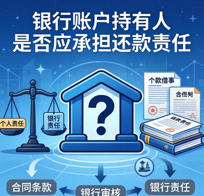 提供银行账户者，是否应承担还款责任？