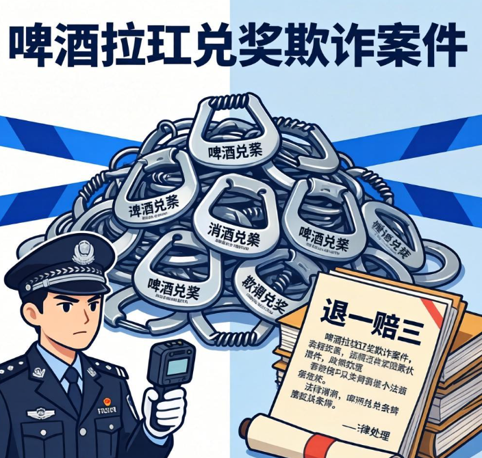 伪造 3.7 万余个啤酒拉环兑奖，被采取刑事强制措施！