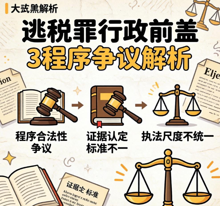 逃税罪行政前置程序3大争议，终于有答案了！