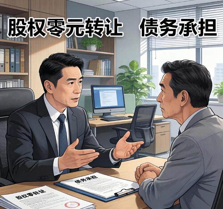 股权零元转让，债务谁来承担？