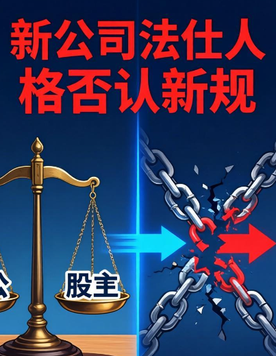 新公司法人人格否认新规，6大变化改写股权风险规则！