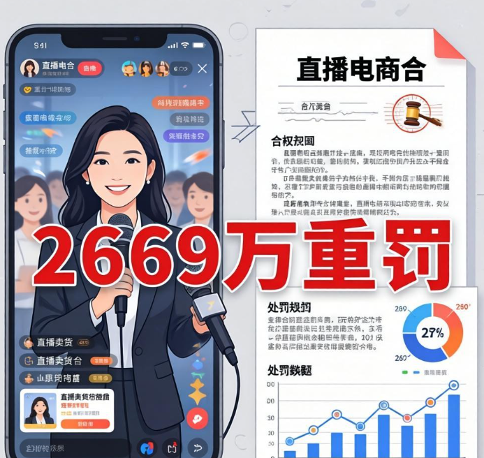 2669 万重罚！解析直播电商平台信息公示、维权、数据合规核心责任！
