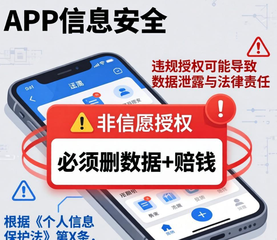 非自愿授权统统无效！APP 超范围收集个人信息，必须删数据 + 赔钱！