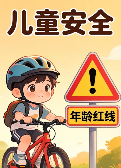 孩子会骑车≠能上路，年龄红线家长必记牢！