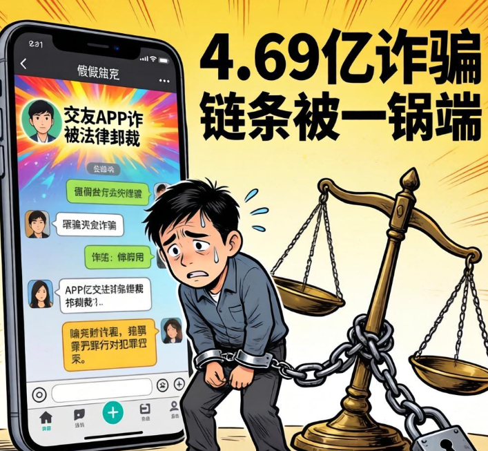 1V1 交友 APP 全是套路！后台操控亲密度，4.69 亿诈骗链条被一锅端！