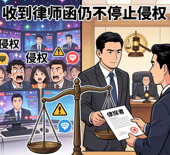 收到律师函仍不停止侵权，直播蹭驰名商标，妄图 “金蝉脱壳” 避责？