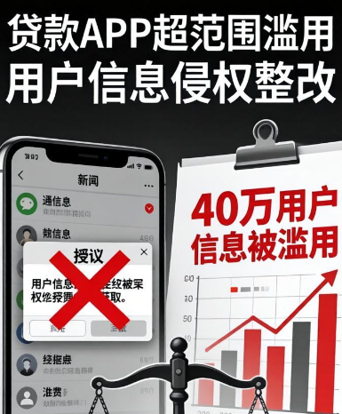 案情简述贷款 APP 强制授权通讯录、短信！超范围滥用用户信息，强制捆绑授权被判侵权整改！