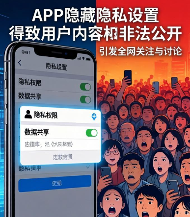 发日常动态竟被全网围观！APP 隐藏隐私设置，私自公开内容被判侵权！